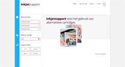 Desktop Screenshot of inkjetsupport.com